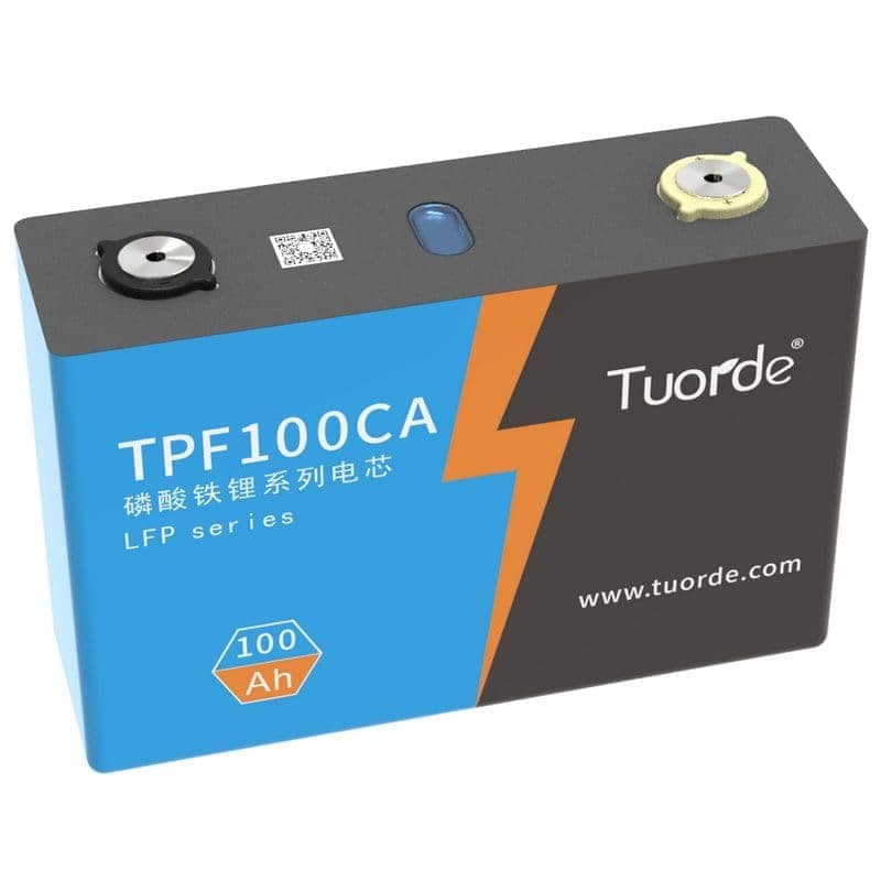 TPF100CA LiFePO4 Cell TPF100CA磷酸铁锂电芯 Tuorde lithium battery product image TPF100CA LiFePO4 Cell TPF100CA磷酸铁锂电芯 Tuorde lithium battery product image